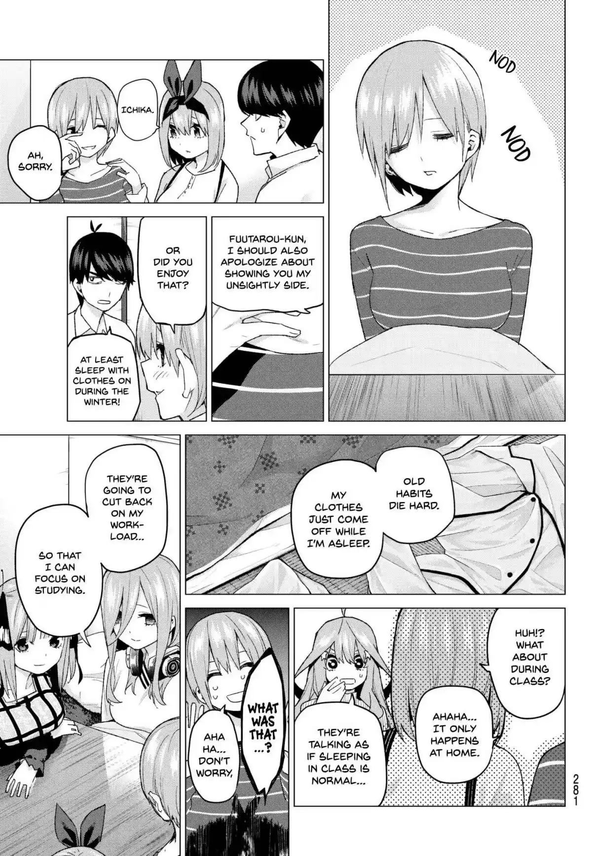 5Toubun no Hanayome Ch. 52 Good Work Today ①