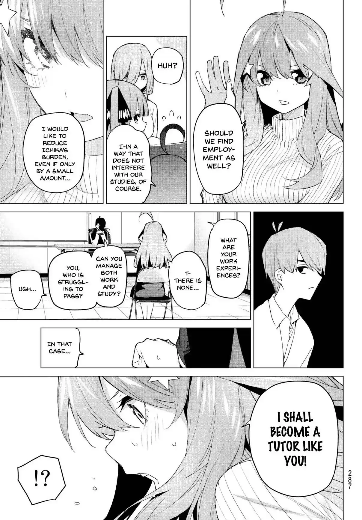 5Toubun no Hanayome Ch. 52 Good Work Today ①