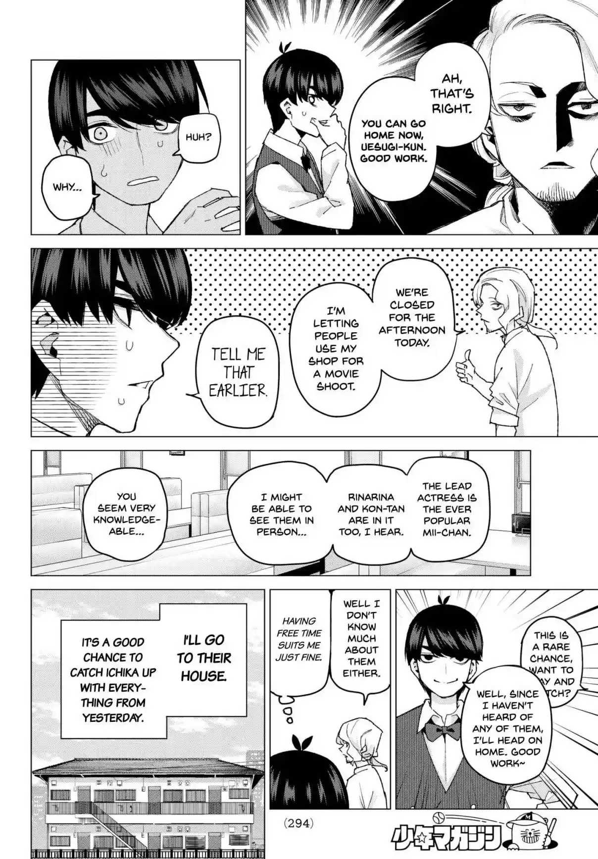 5Toubun no Hanayome Ch. 52 Good Work Today ①