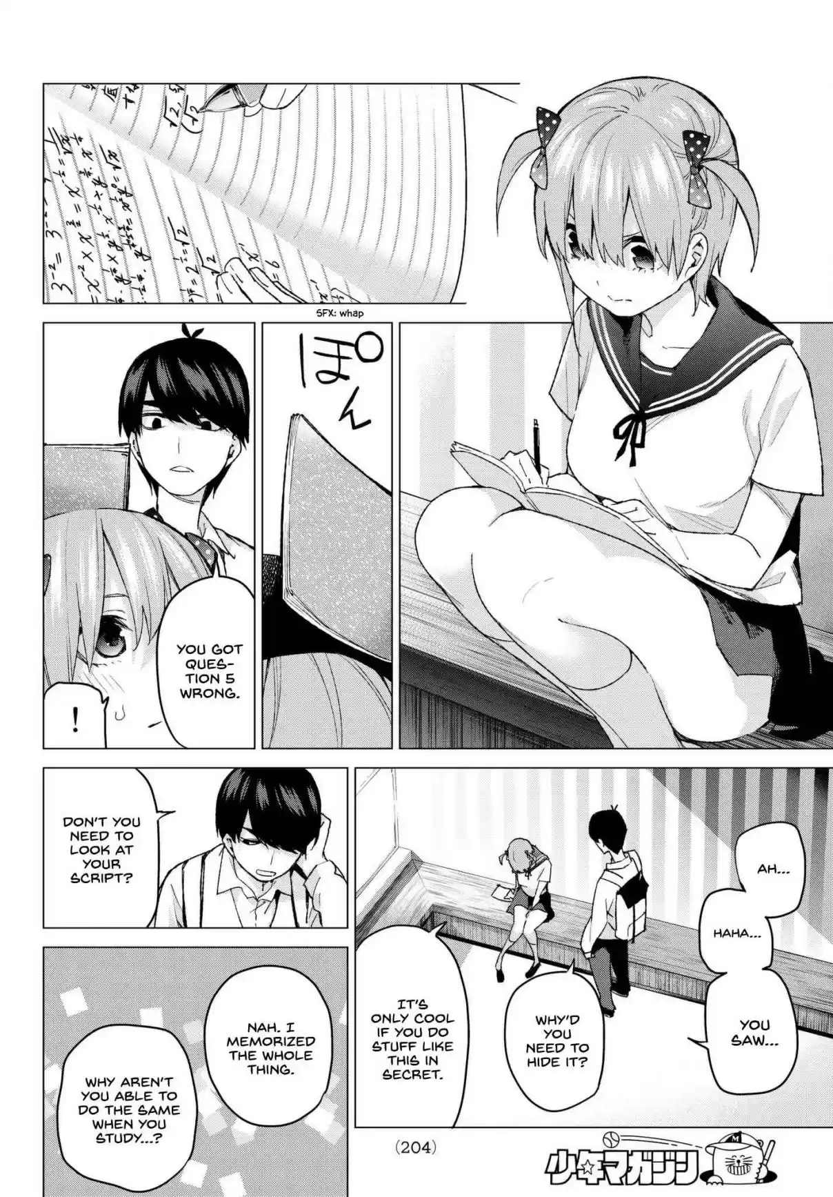 5Toubun no Hanayome Ch. 53 Good Work Today ②