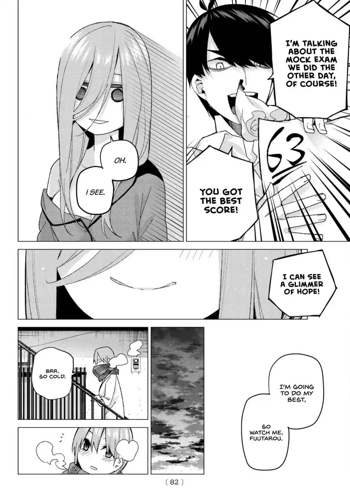 5Toubun no Hanayome Ch. 55 The Last Exam Miku's Side