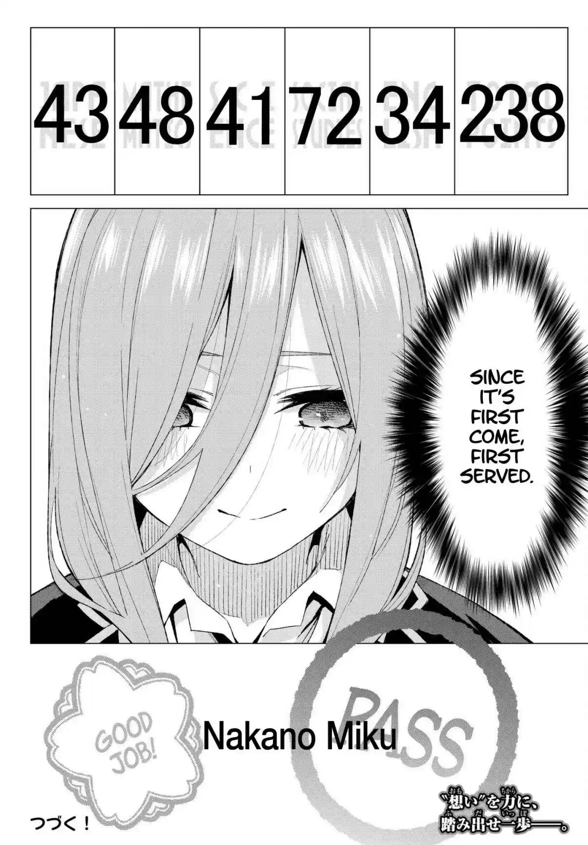 5Toubun no Hanayome Ch. 55 The Last Exam Miku's Side