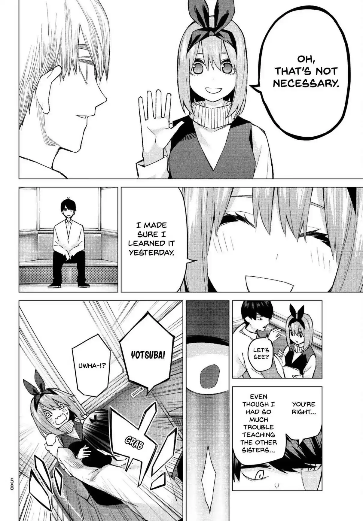 5Toubun no Hanayome Ch. 56 The Last Exam Yotsuba’s Side