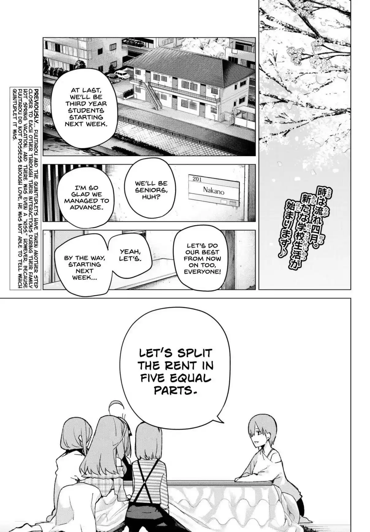 5Toubun no Hanayome Ch. 69 Welcome to Class 3 1