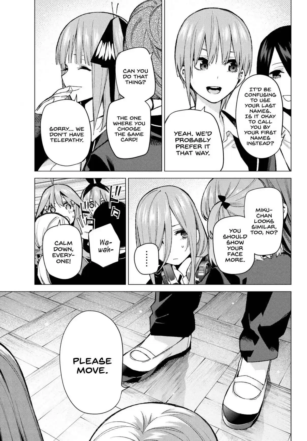 5Toubun no Hanayome Ch. 70 The Responsibilities of the Class Representative
