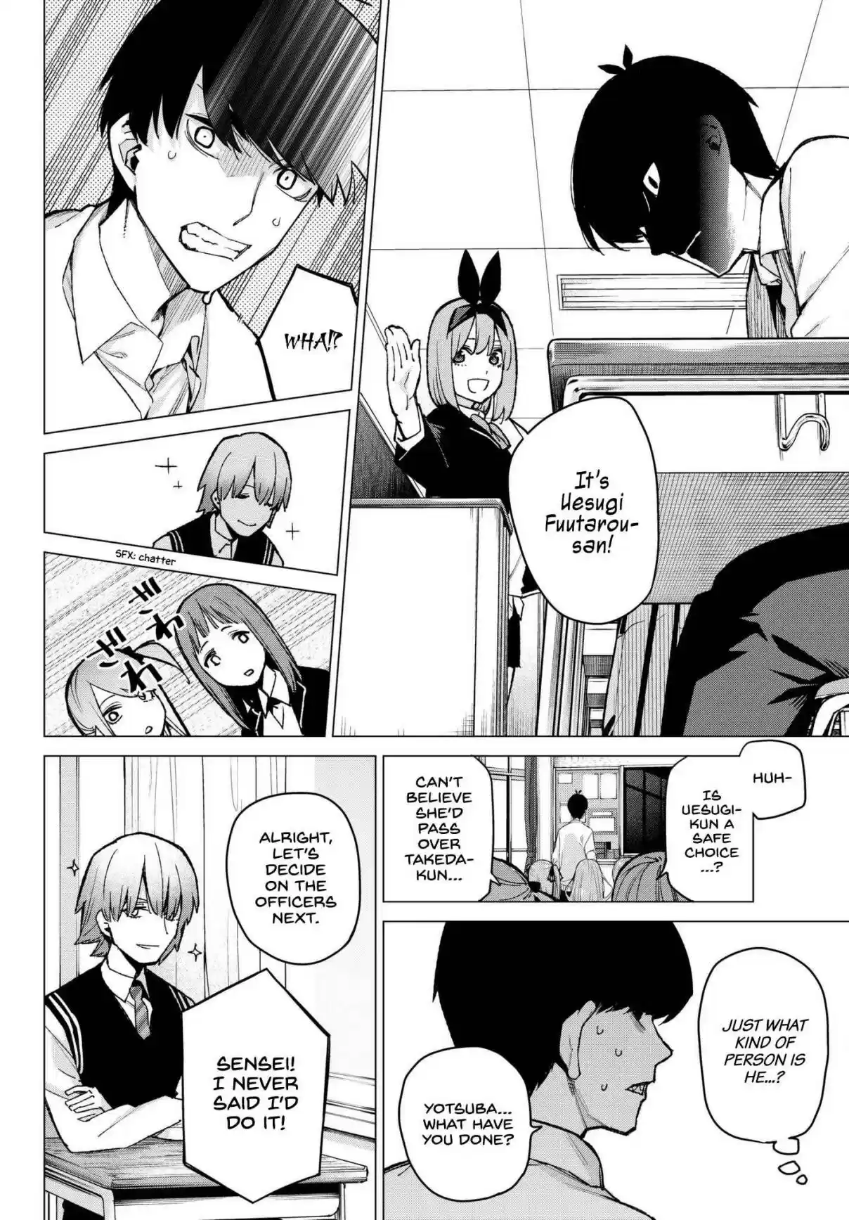 5Toubun no Hanayome Ch. 70 The Responsibilities of the Class Representative