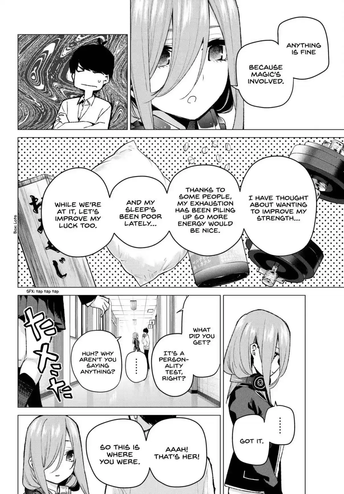 5Toubun no Hanayome Ch. 70 The Responsibilities of the Class Representative