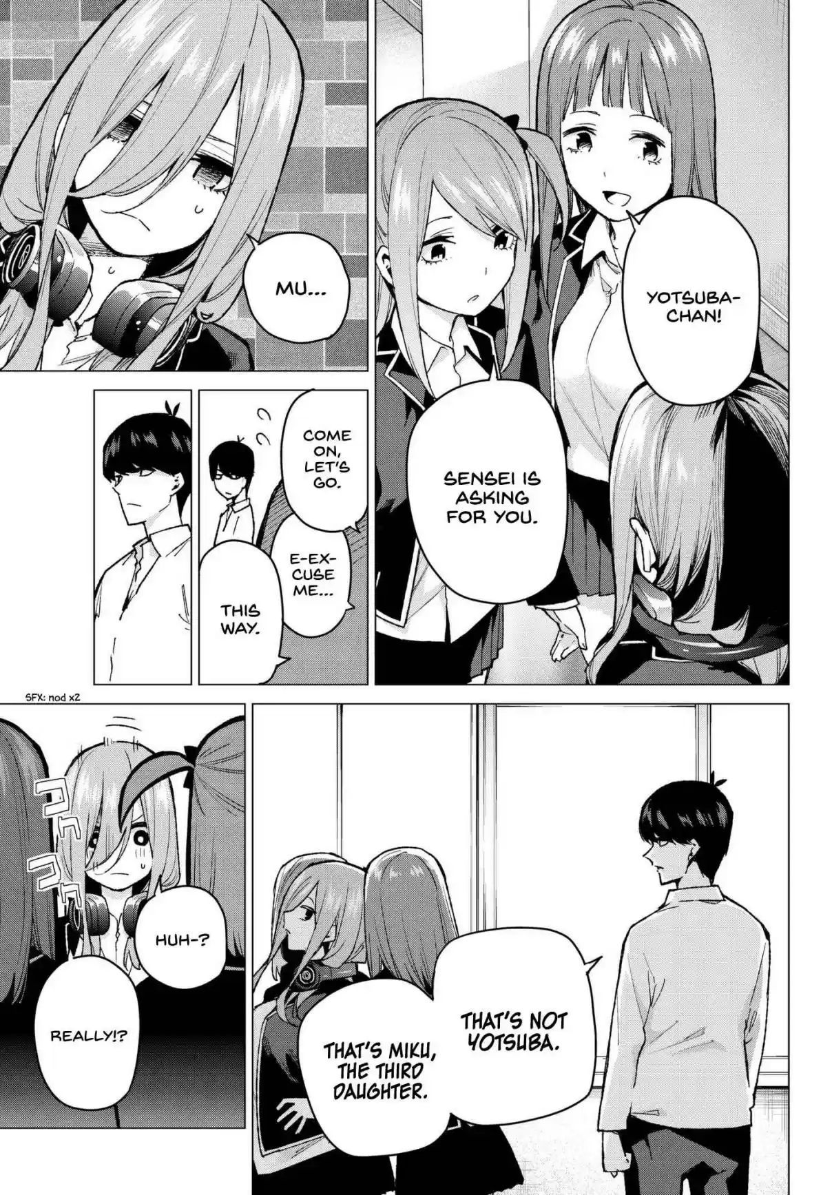 5Toubun no Hanayome Ch. 70 The Responsibilities of the Class Representative
