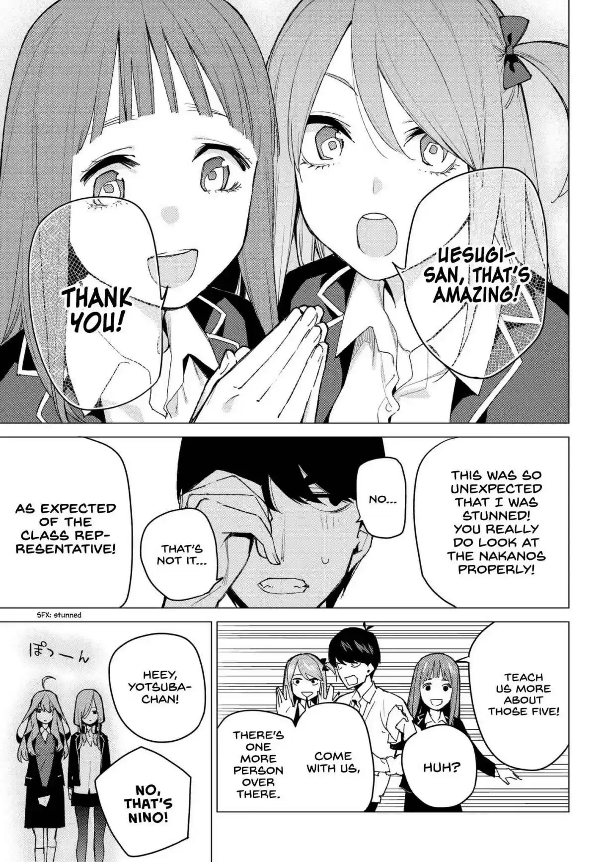 5Toubun no Hanayome Ch. 70 The Responsibilities of the Class Representative