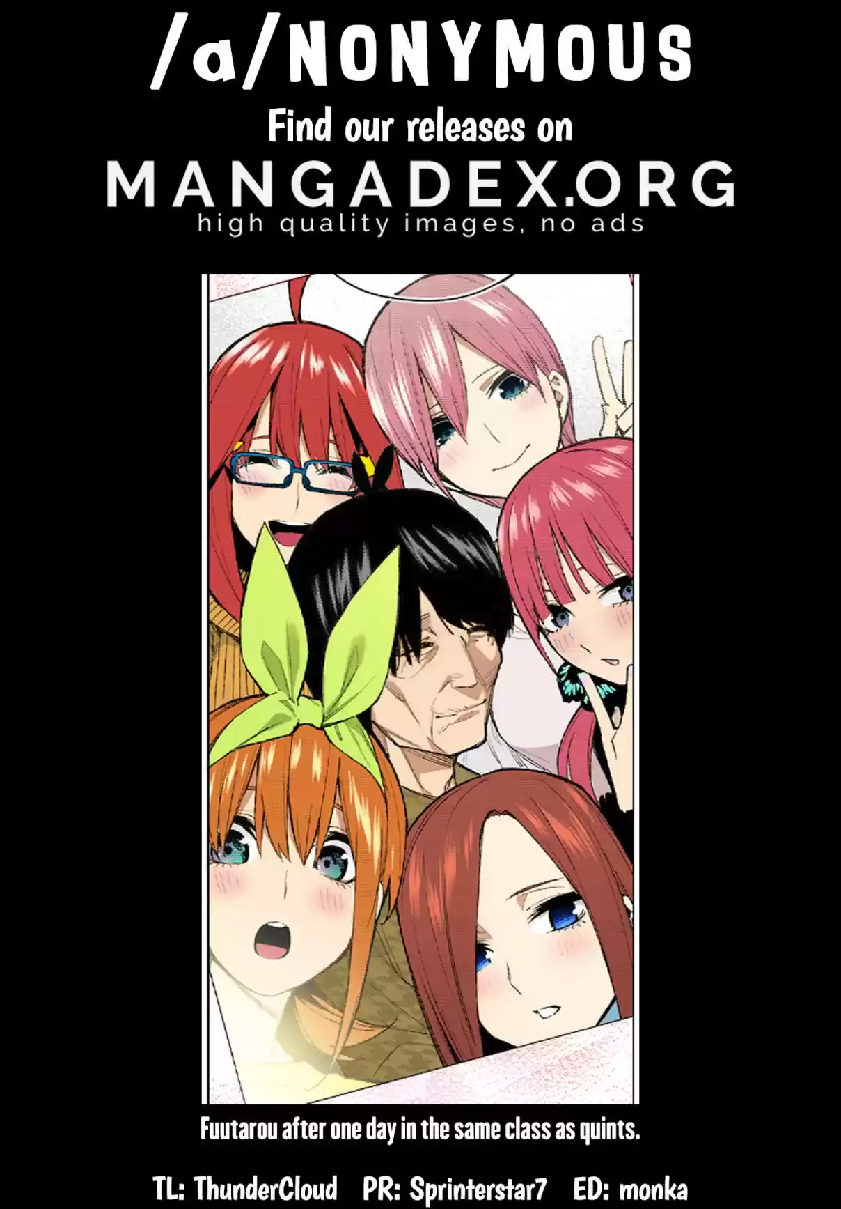 5Toubun no Hanayome Ch. 70 The Responsibilities of the Class Representative