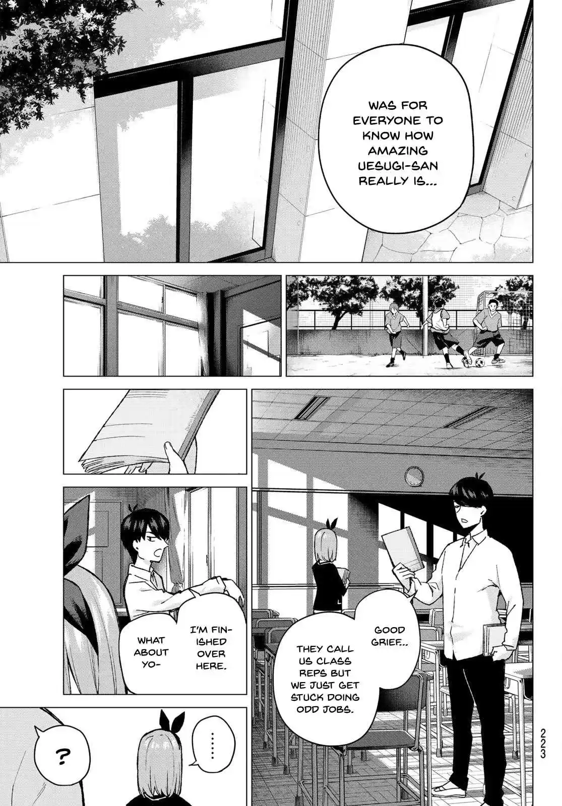 5Toubun no Hanayome Ch. 72 The Rumour About the Class Reps