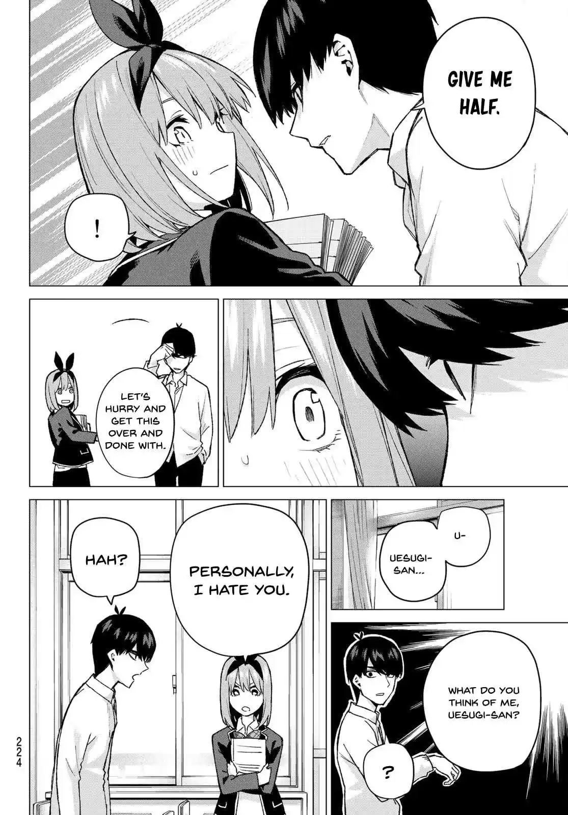 5Toubun no Hanayome Ch. 72 The Rumour About the Class Reps