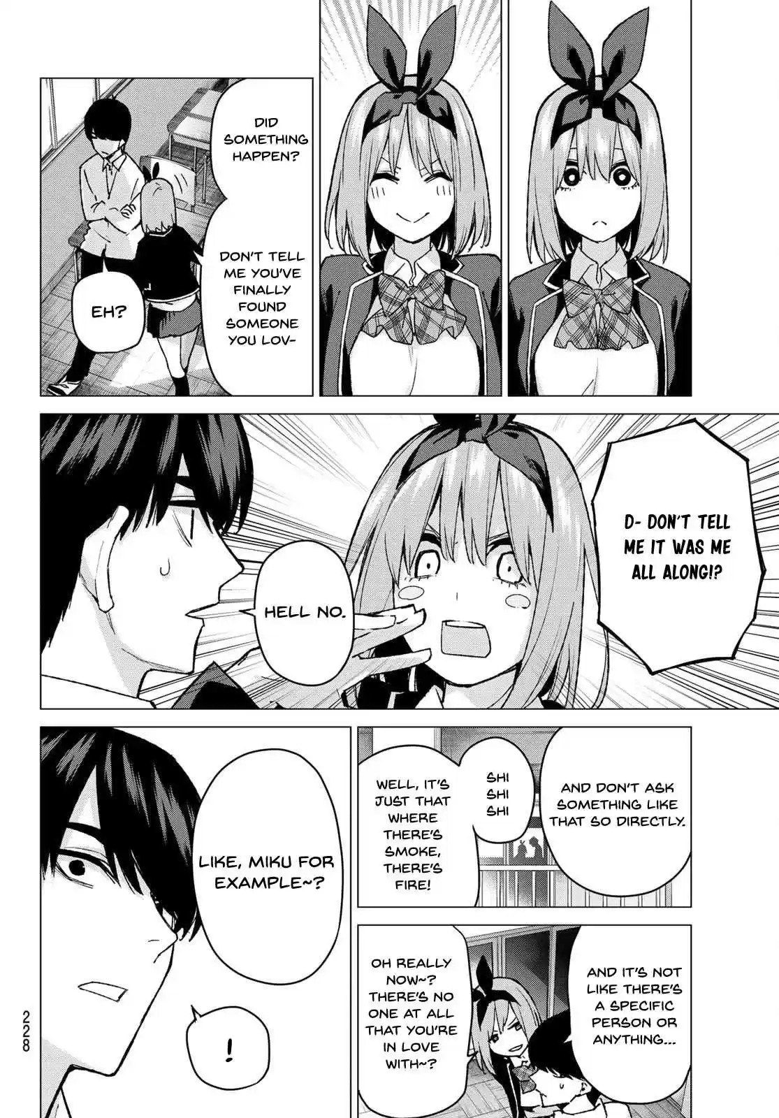 5Toubun no Hanayome Ch. 72 The Rumour About the Class Reps