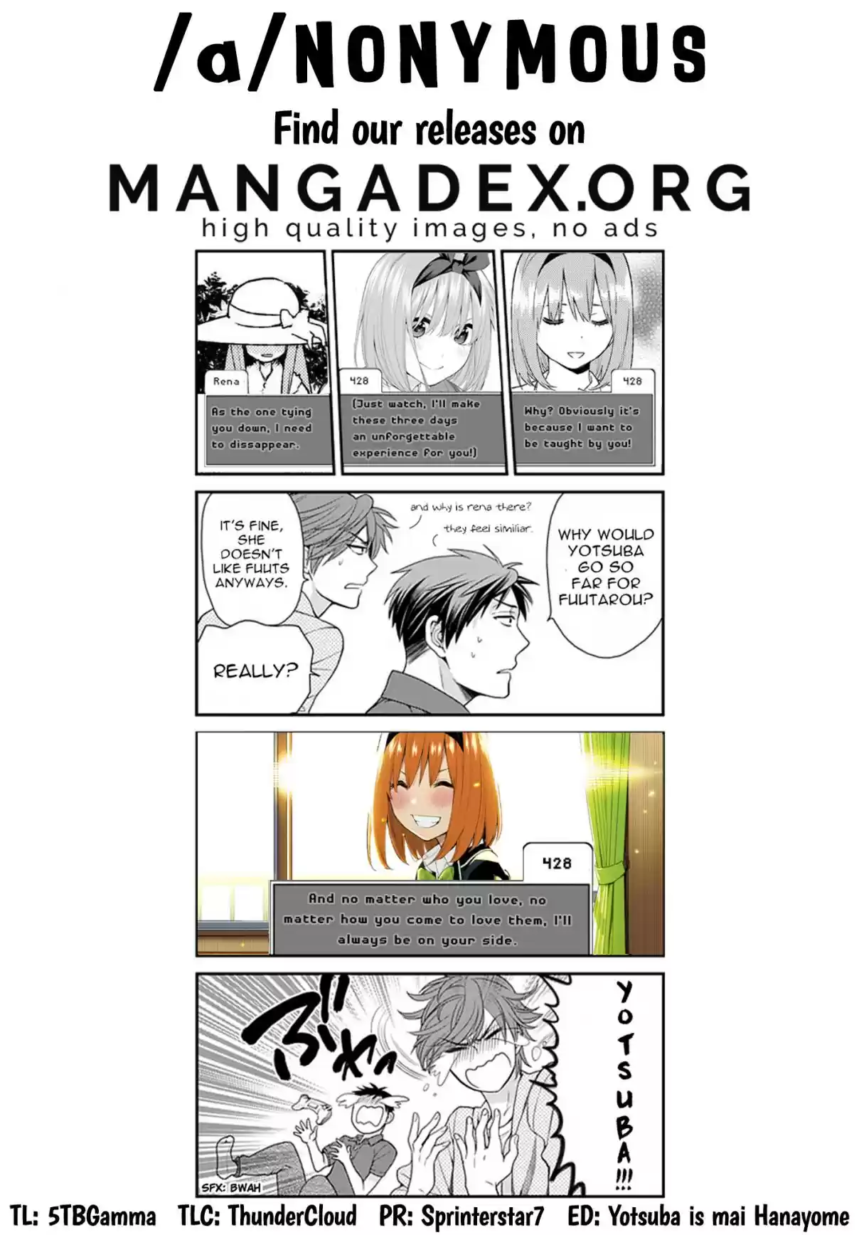 5Toubun no Hanayome Ch. 72 The Rumour About the Class Reps