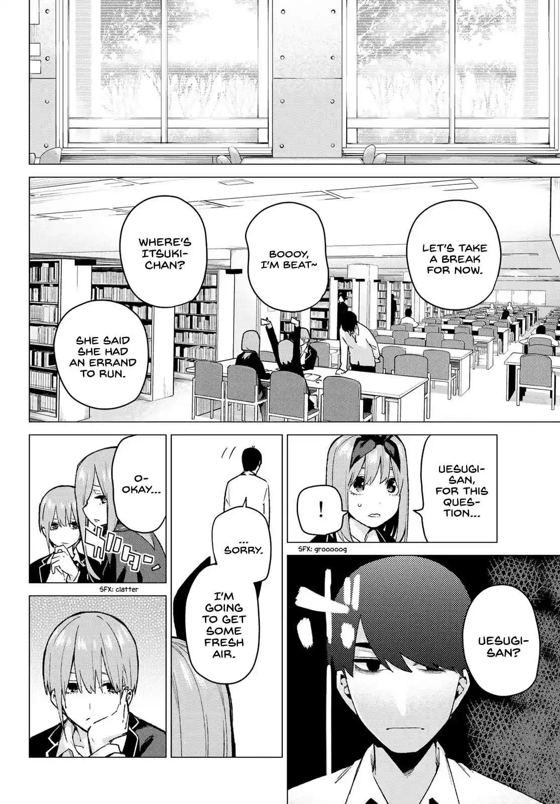 5Toubun no Hanayome Ch. 75 The Five Cranes Show their Gratitude