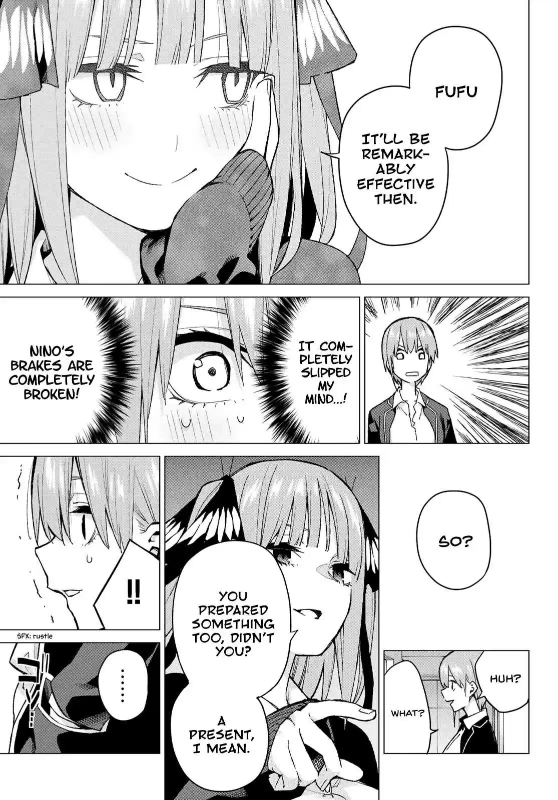5Toubun no Hanayome Ch. 75 The Five Cranes Show their Gratitude