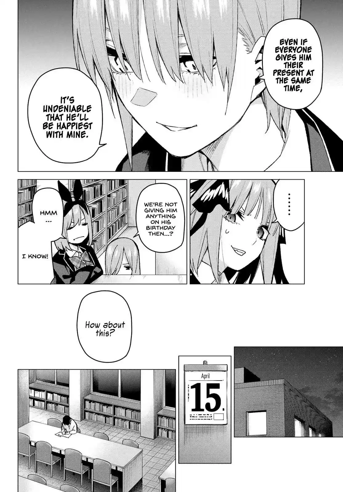 5Toubun no Hanayome Ch. 75 The Five Cranes Show their Gratitude