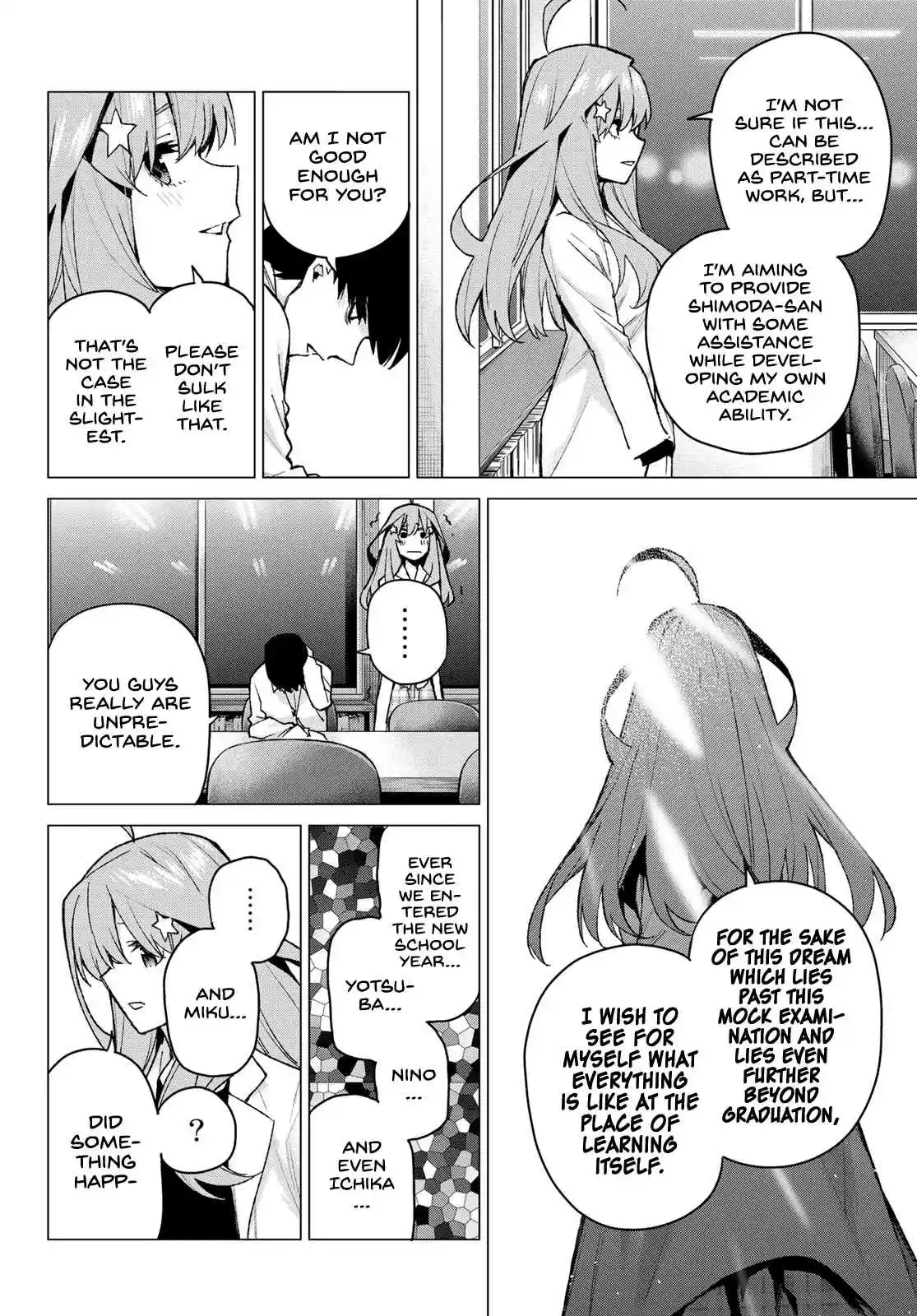 5Toubun no Hanayome Ch. 75 The Five Cranes Show their Gratitude