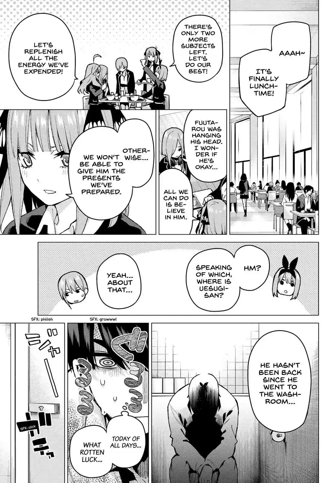 5Toubun no Hanayome Ch. 76 A Battle Amongst Men