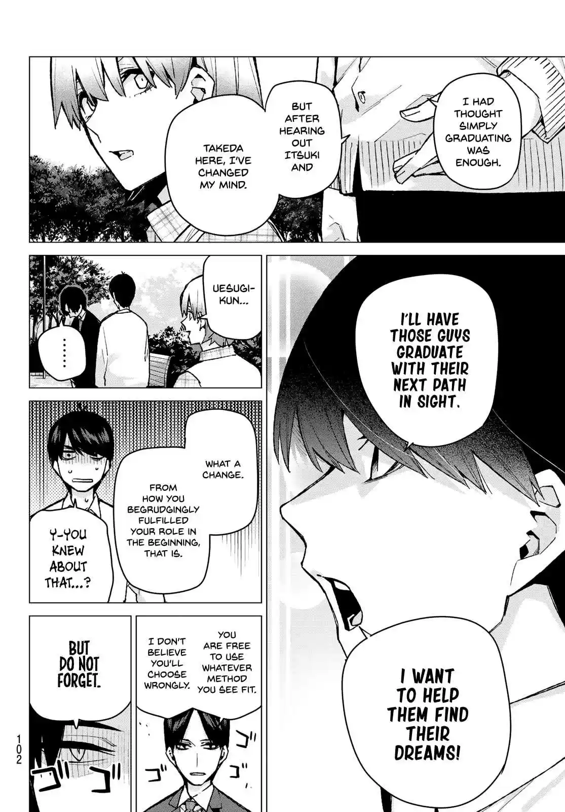 5Toubun no Hanayome Ch. 77 A Battle Amongst Women