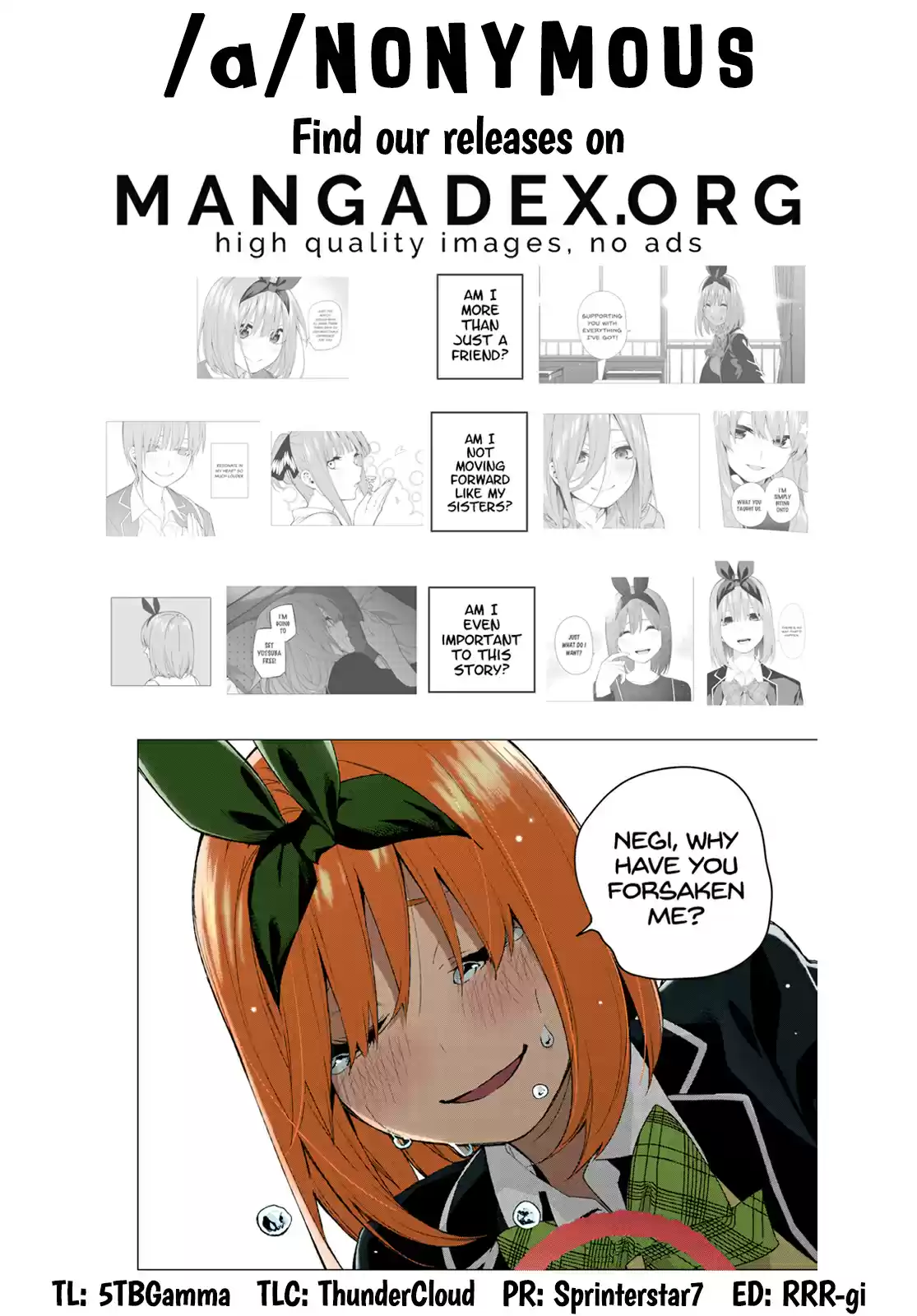 5Toubun no Hanayome Ch. 77 A Battle Amongst Women