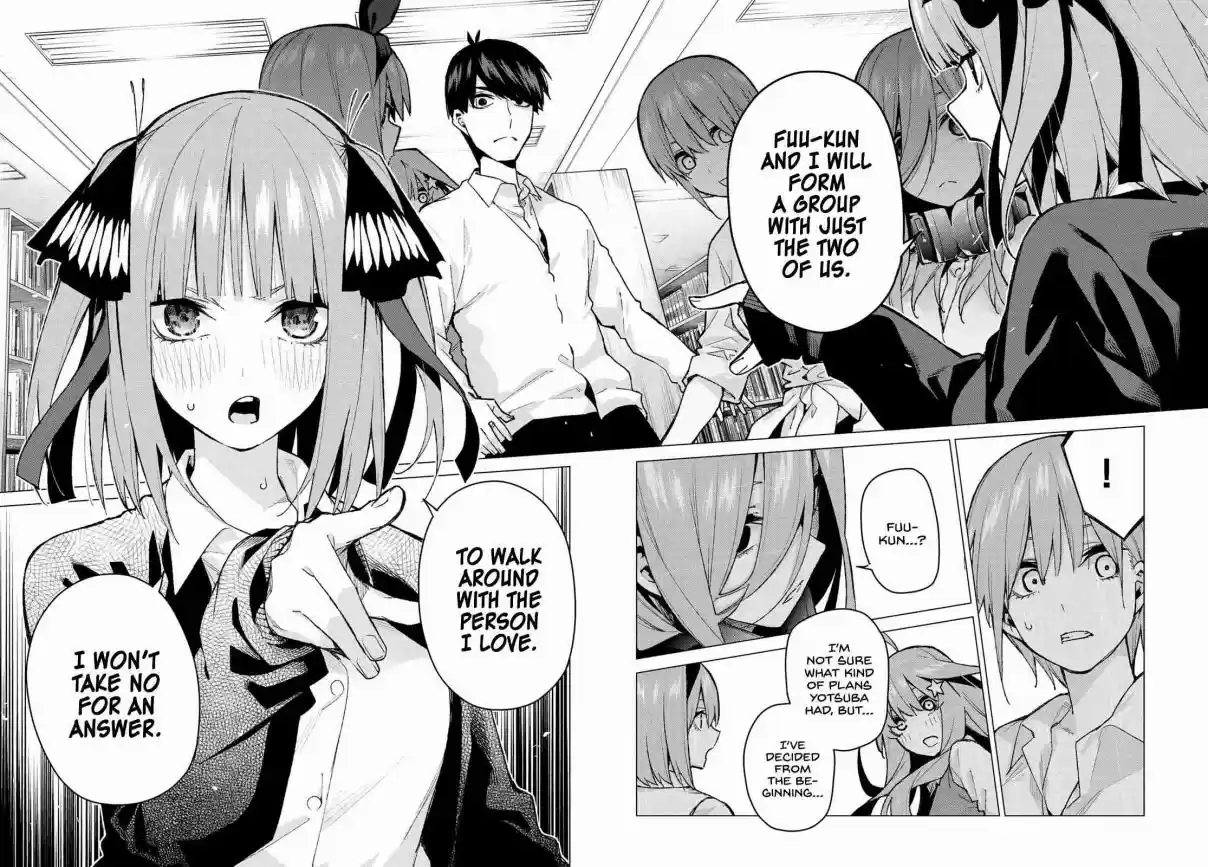 5Toubun no Hanayome Ch. 78 Sisters’ War First Battle