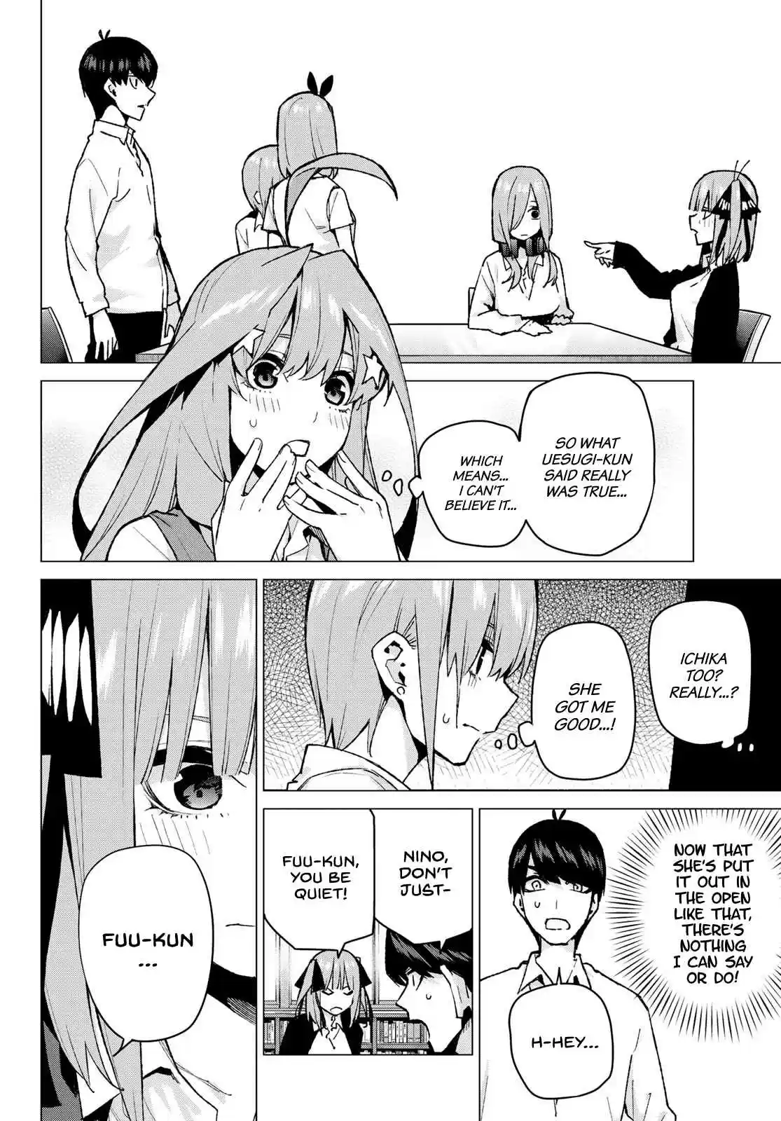 5Toubun no Hanayome Ch. 78 Sisters’ War First Battle