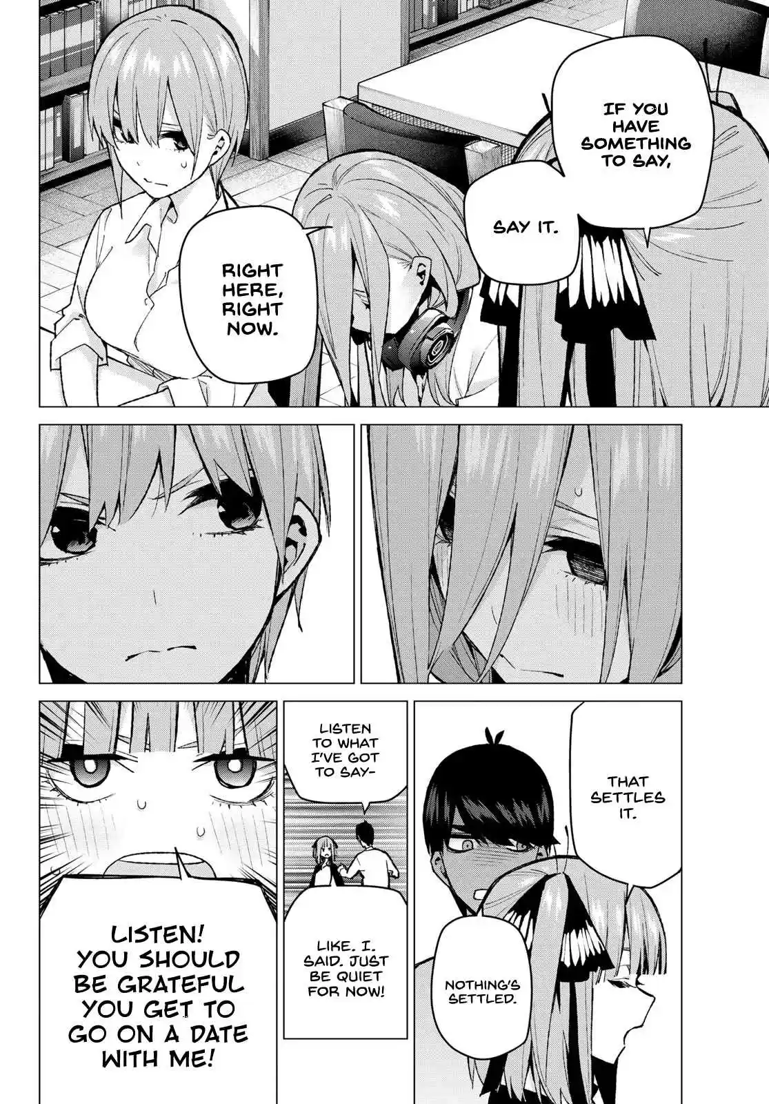 5Toubun no Hanayome Ch. 78 Sisters’ War First Battle