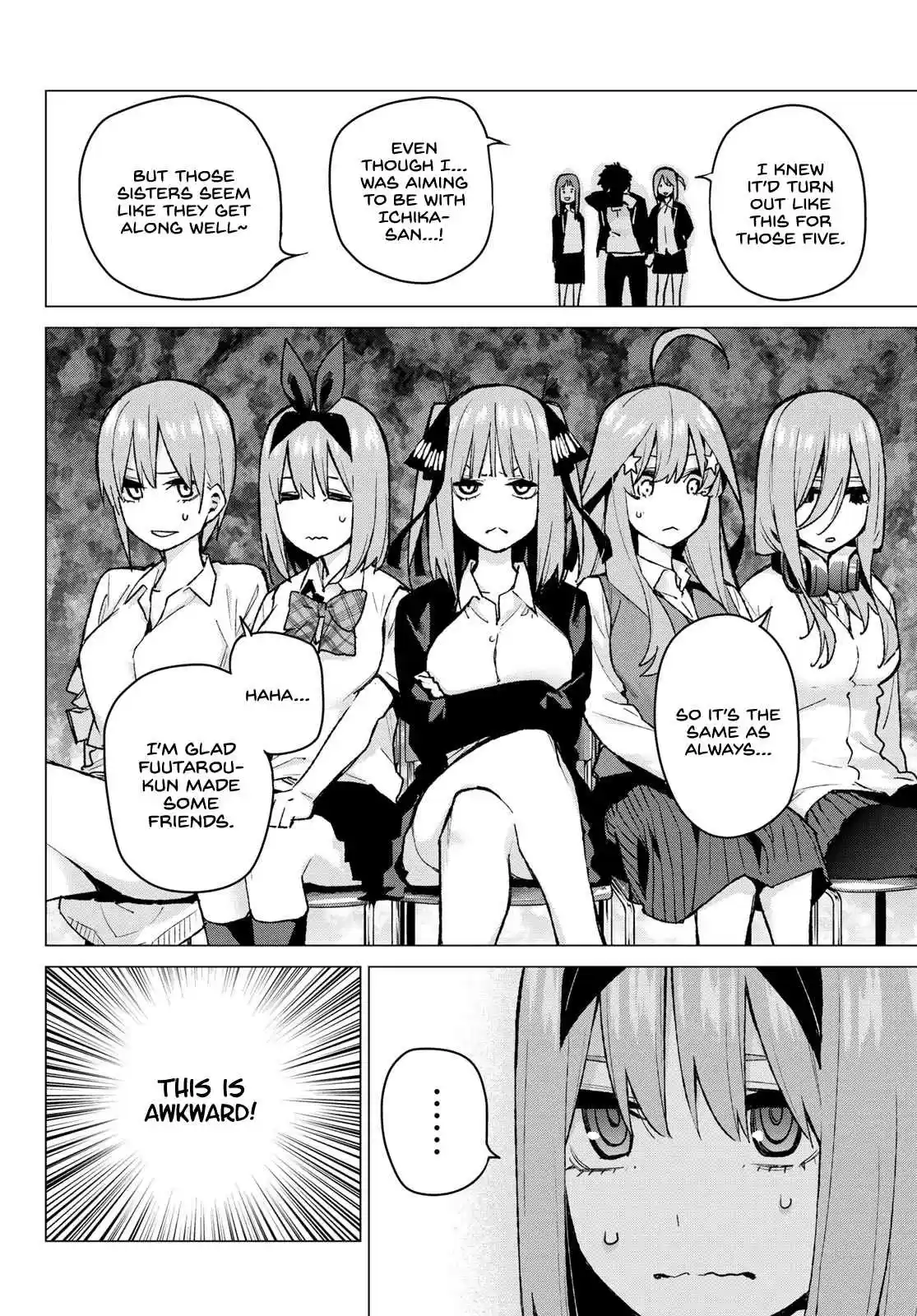 5Toubun no Hanayome Ch. 78 Sisters’ War First Battle
