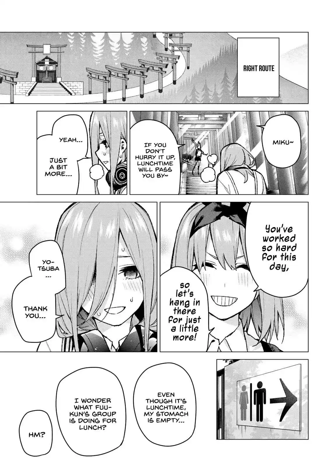 5Toubun no Hanayome Ch. 80 Sisters’ War Third Battle