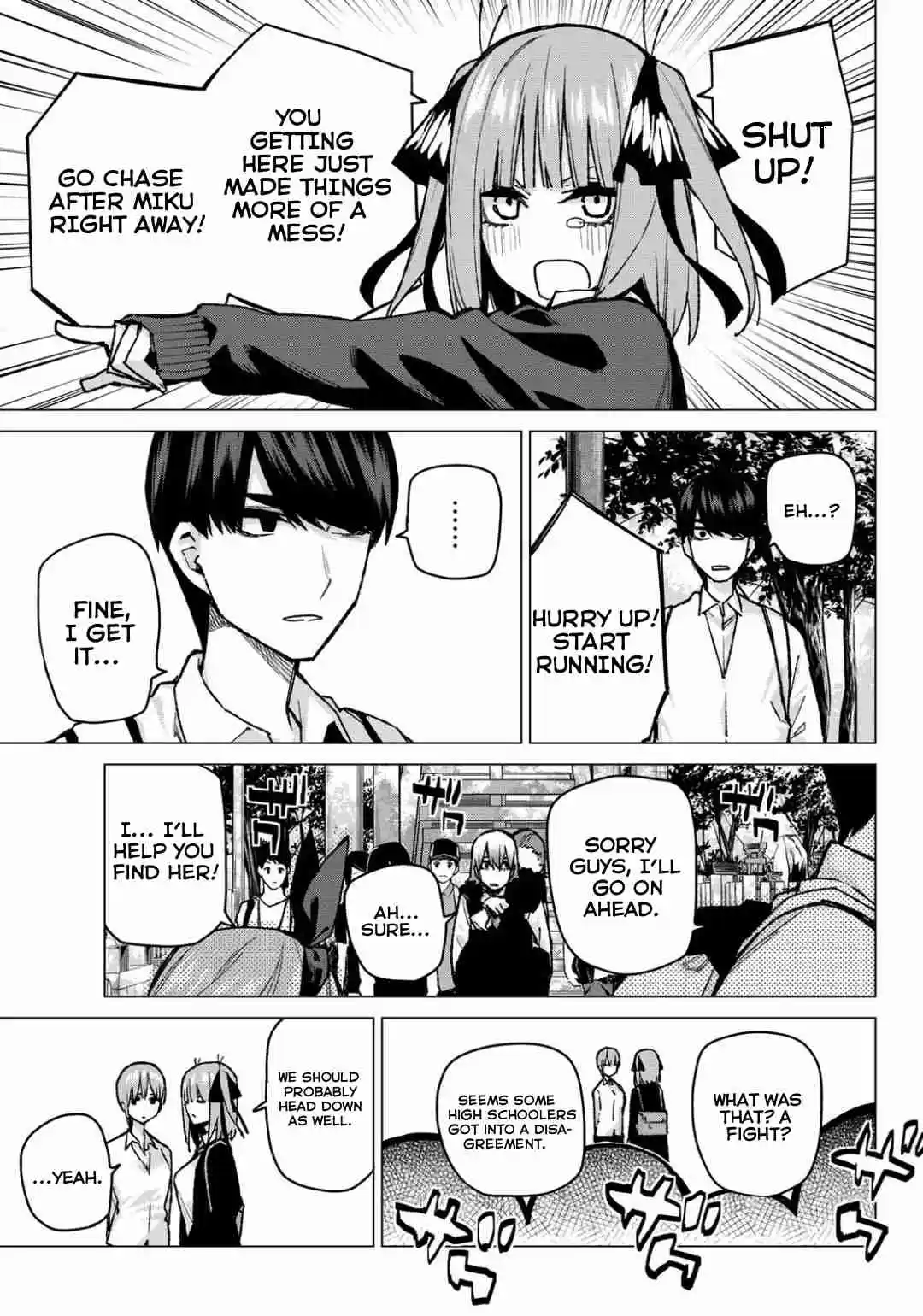 5Toubun no Hanayome Ch. 81 Sisters’ War Fourth Battle