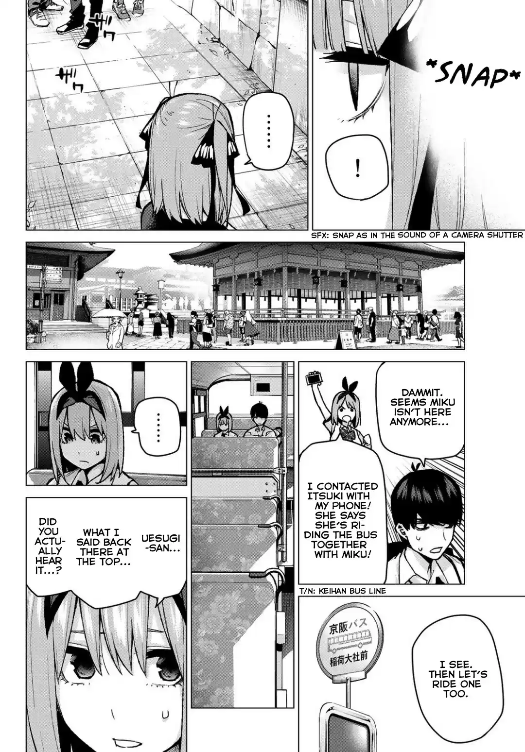 5Toubun no Hanayome Ch. 81 Sisters’ War Fourth Battle