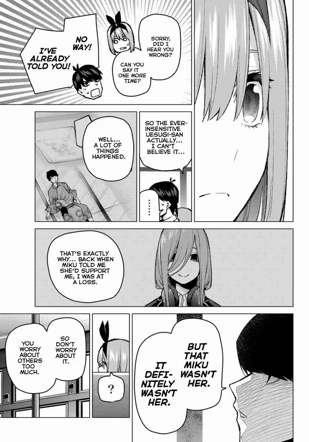 5Toubun no Hanayome Ch. 81 Sisters’ War Fourth Battle