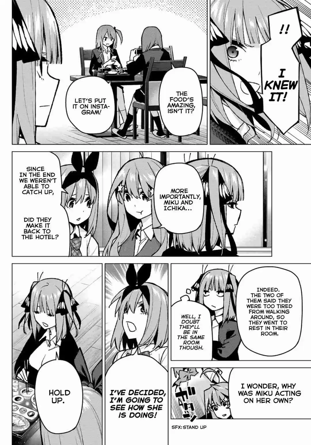 5Toubun no Hanayome Ch. 81 Sisters’ War Fourth Battle
