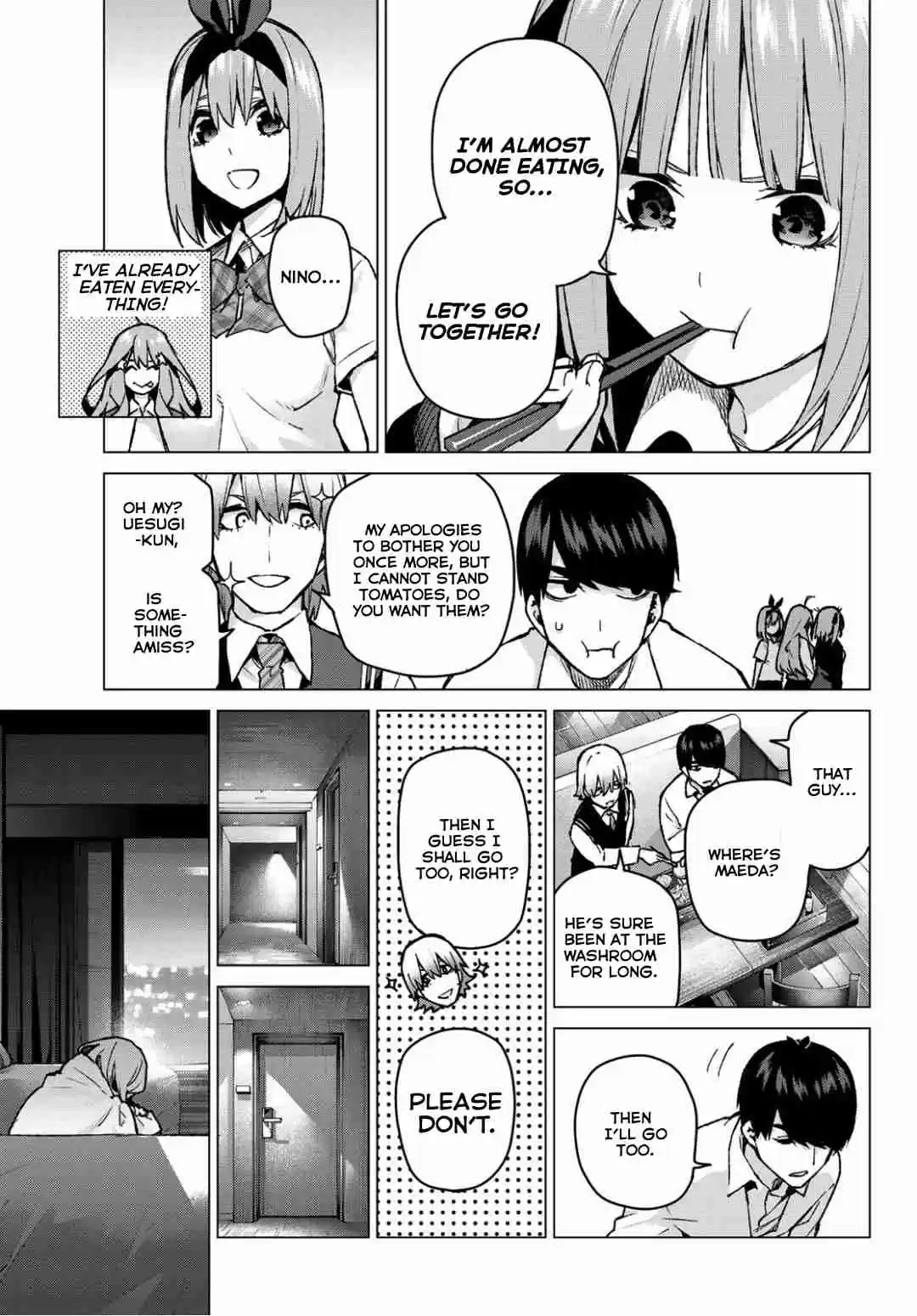 5Toubun no Hanayome Ch. 81 Sisters’ War Fourth Battle