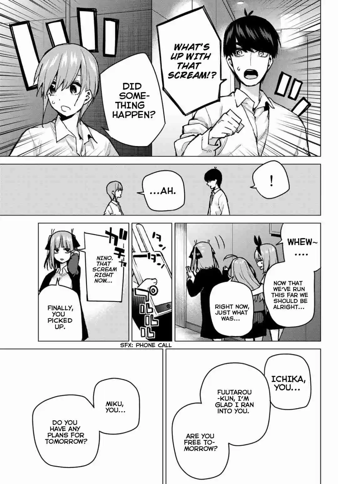 5Toubun no Hanayome Ch. 81 Sisters’ War Fourth Battle