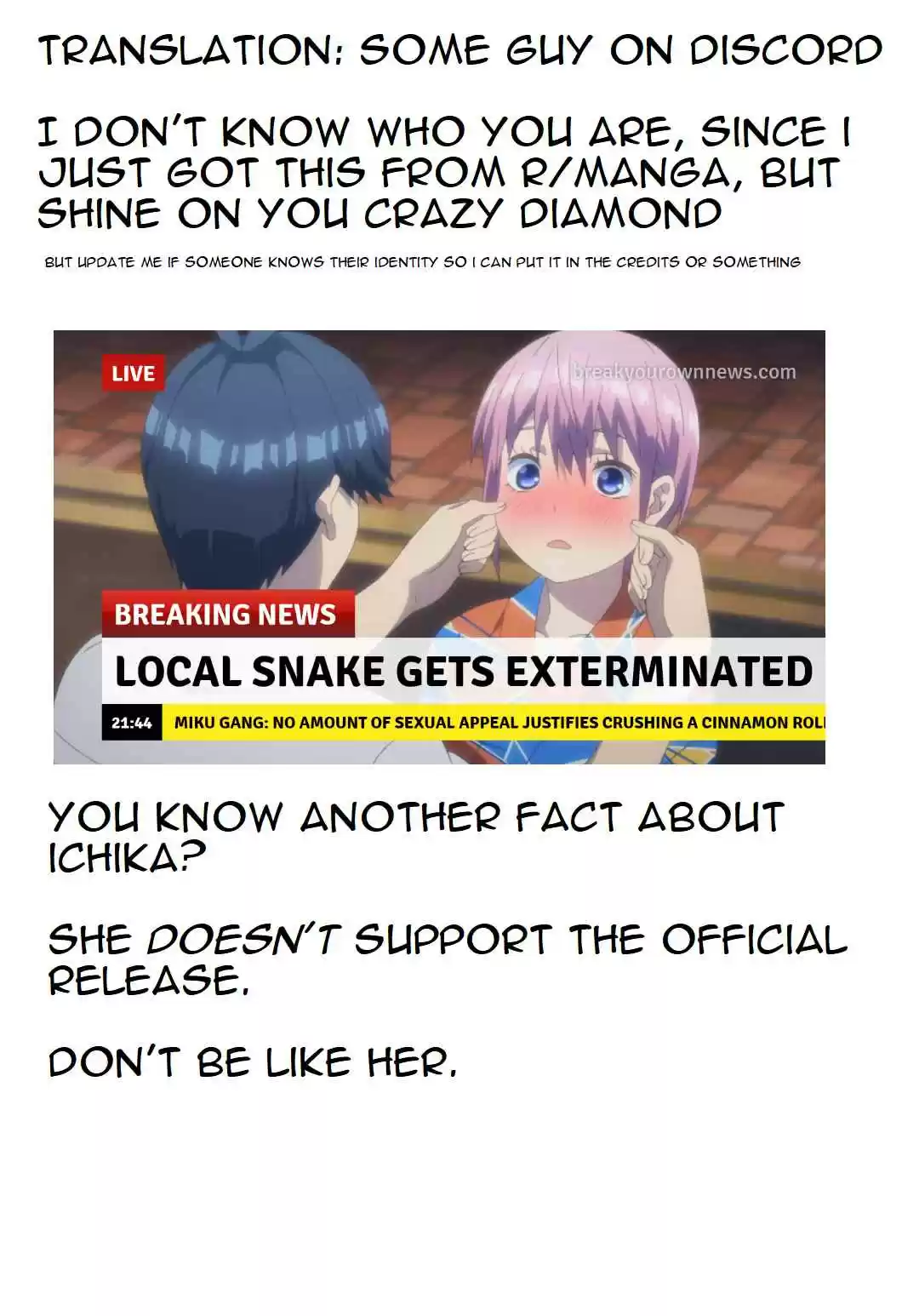 5Toubun no Hanayome Ch. 81 Sisters’ War Fourth Battle