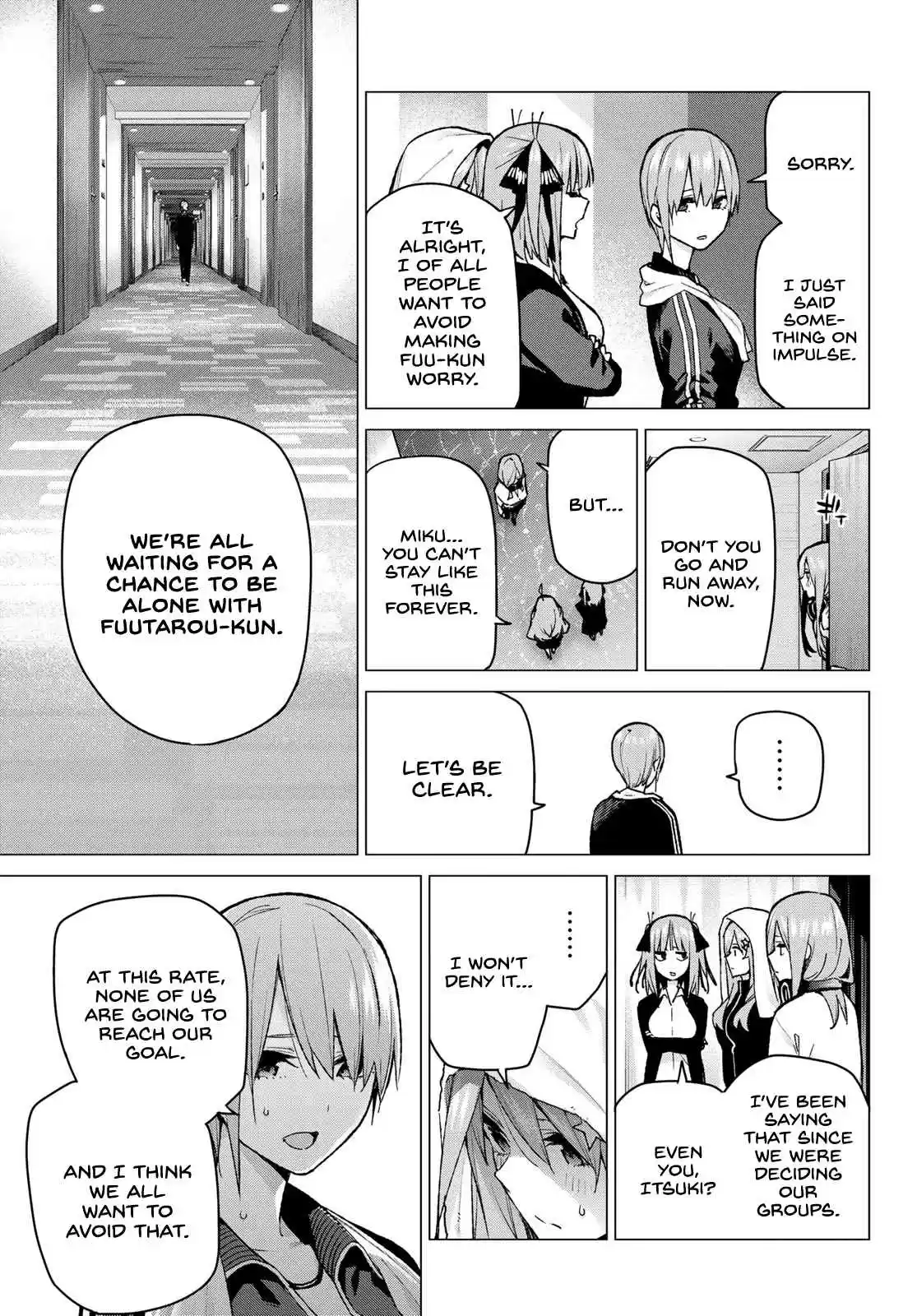 5Toubun no Hanayome Ch. 83 Sisters’ War Sixth Battle