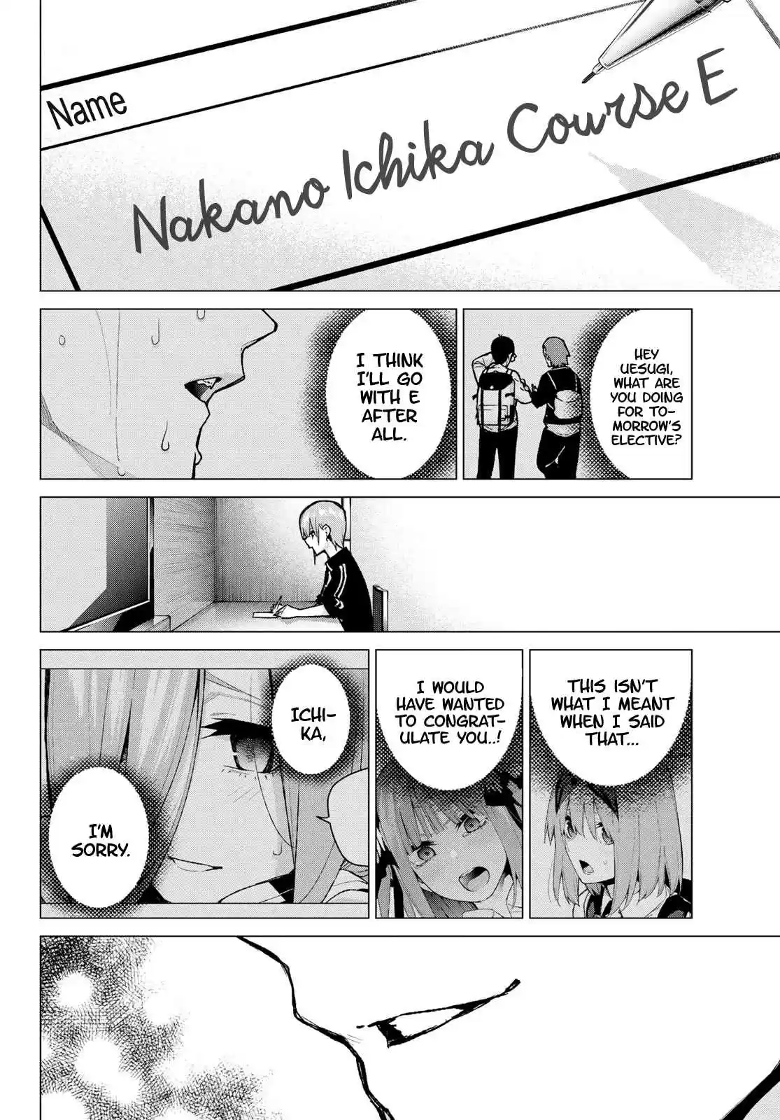 5Toubun no Hanayome Ch. 83 Sisters’ War Sixth Battle