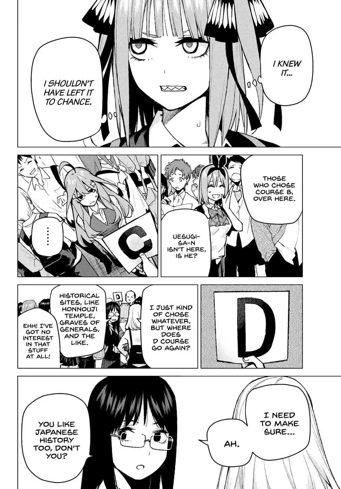 5Toubun no Hanayome Ch. 83 Sisters’ War Sixth Battle