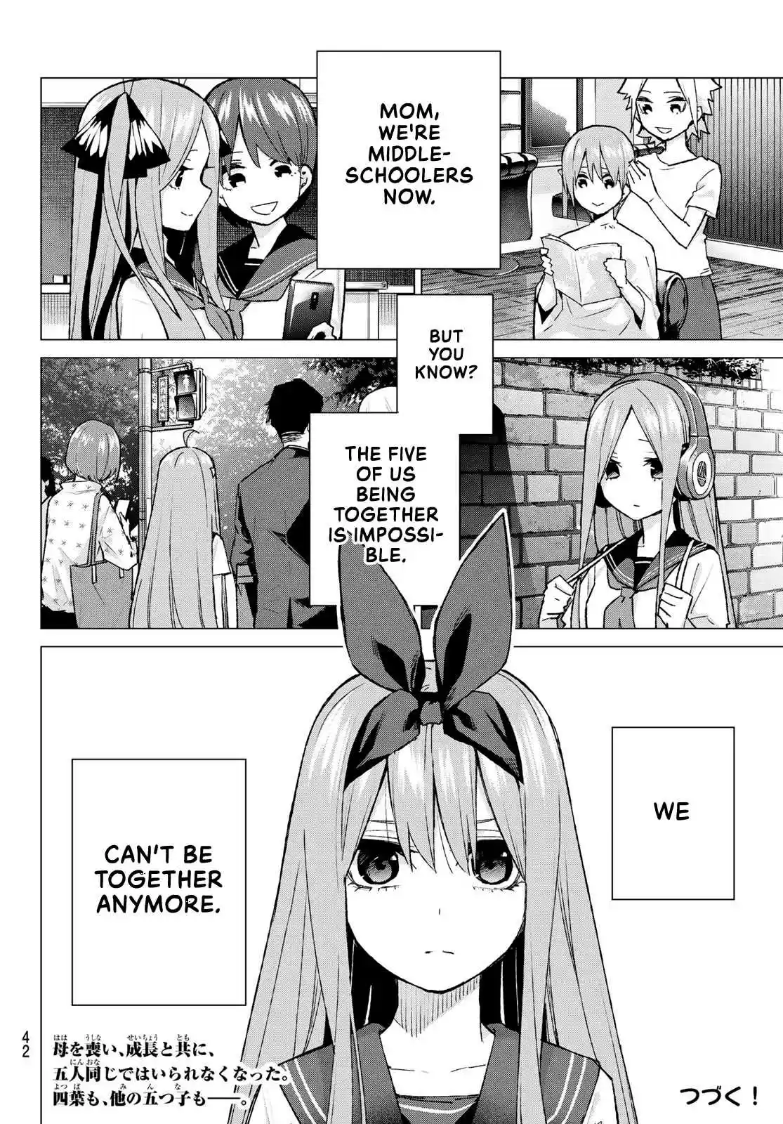5Toubun no Hanayome Ch. 88 A Certain Boy and I ①