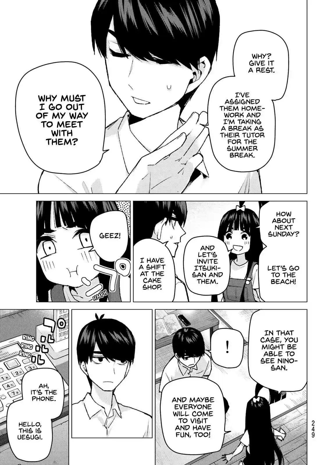 5Toubun no Hanayome Ch. 91 Coincidence Free Summer Break