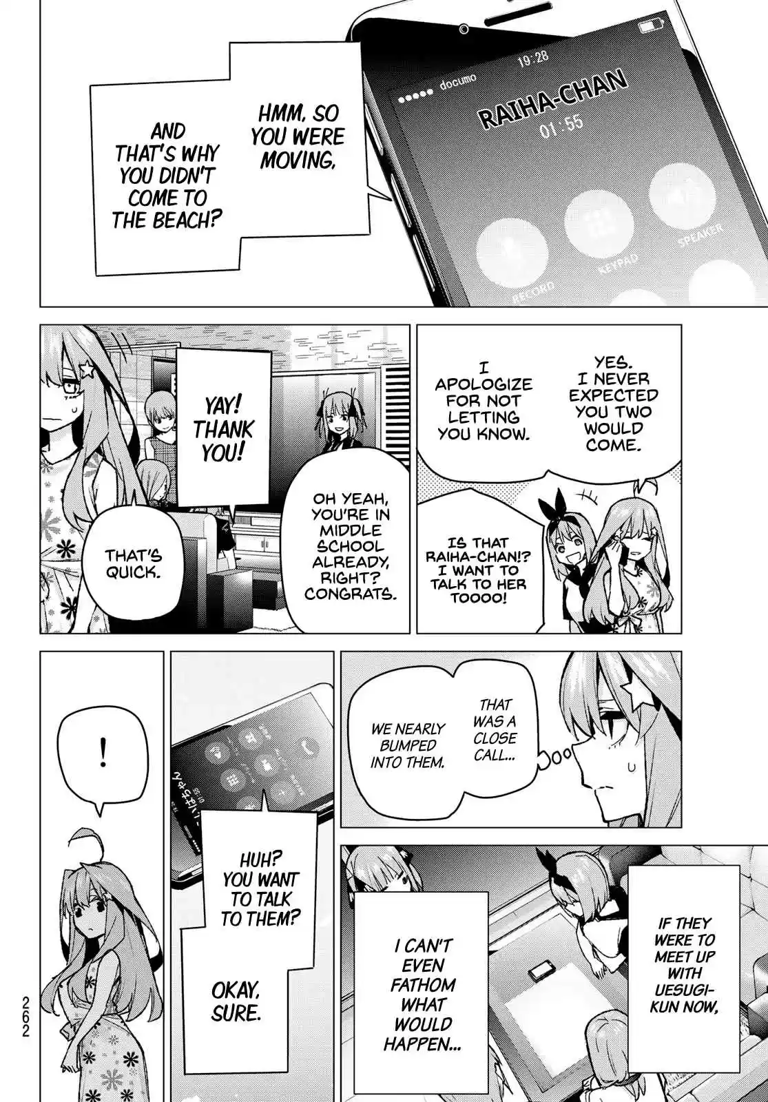 5Toubun no Hanayome Ch. 91 Coincidence Free Summer Break