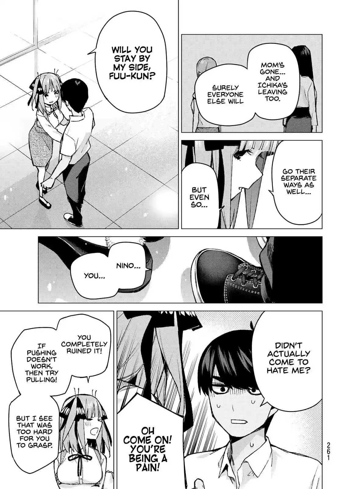 5Toubun no Hanayome Ch. 93 Tsun dere tsun