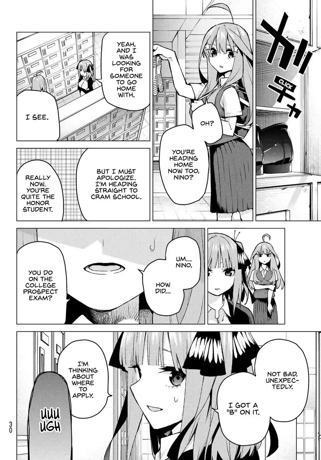5Toubun no Hanayome Ch. 97 The Ordinary Days Start Changing