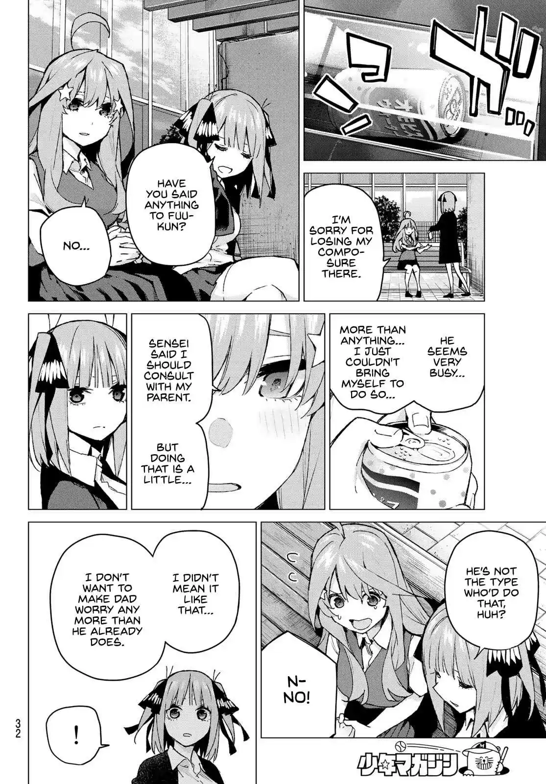 5Toubun no Hanayome Ch. 97 The Ordinary Days Start Changing