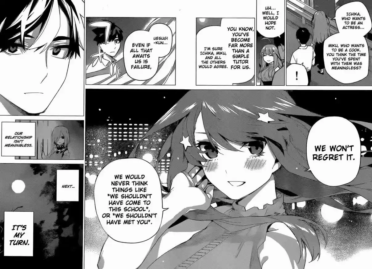 5Toubun no Hanayome Ch. 98 The Ordinary Days Have Ended