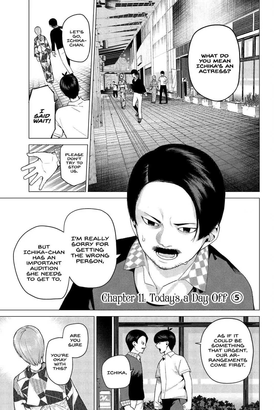 5Toubun no Hanayome Vol. 2 Ch. 11 Today’s a Day Off ⑤