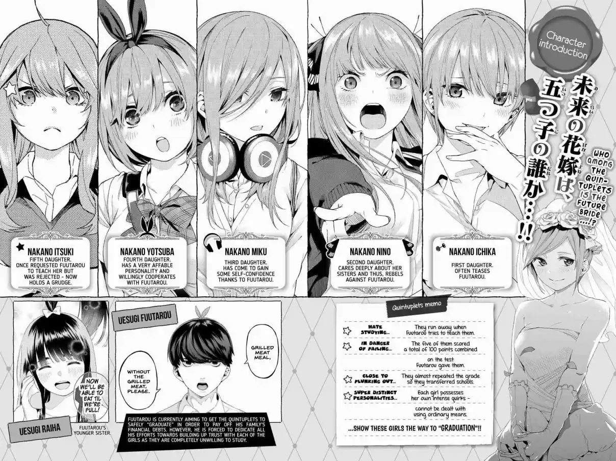 5Toubun no Hanayome Vol. 2 Ch. 14.5