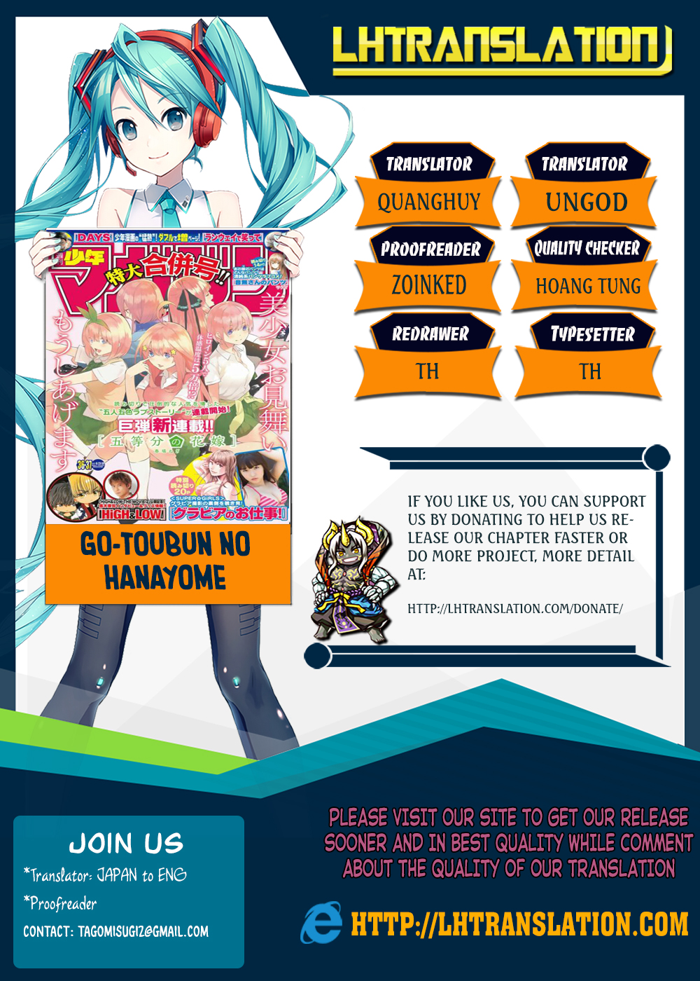 5Toubun no Hanayome Vol. 3 Ch. 20 Midterm Examinations